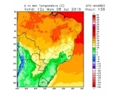 Onda de frio chega em áreas produtoras brasileiras Onda de frio chega em áreas produtoras brasileiras